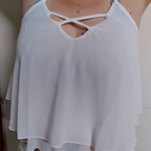 Tank top white med
